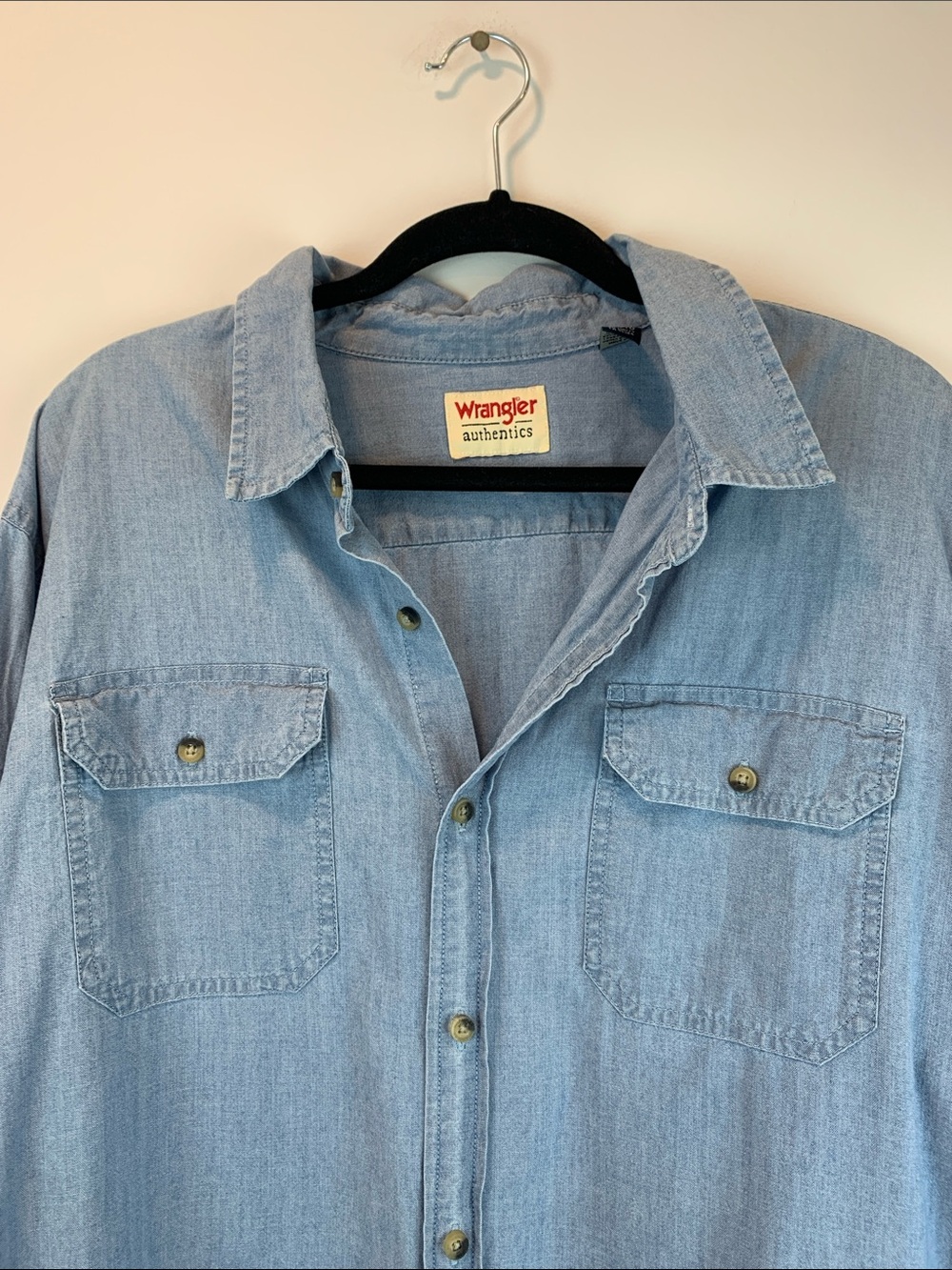 Vintage Wrangle button down sz XL western cowboy country 90s y2k - Picture 3 of 6